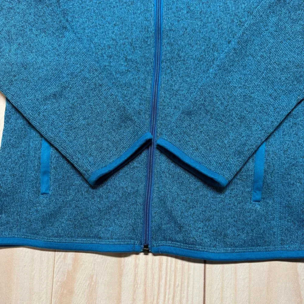 Patagonia Kids Better Sweater Youth XL 14 Full Zip Fleece Jacket Heather Blue